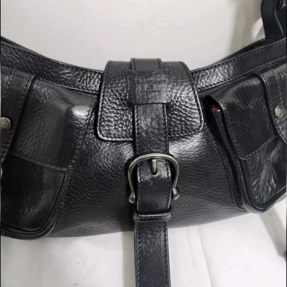 Burberry Prorsum Runway Cinda Black Leather Moto Crossbody Handbag Shoulder bag - Picture 5 of 15